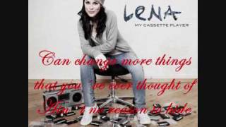 Lena Meyer-Landrut - Touch A New Day (Lyrics)