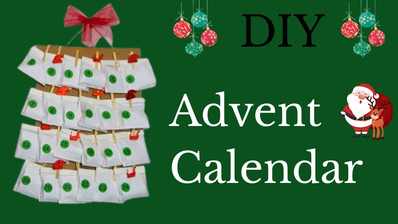 Advent Calendar made of paper bags. DIY Advent Calendar 🎄📅🌟
