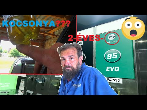 KÉT ÉVES - 95/E10 BENZIN.😲 Mit tesz az ETANOL! 😵 Beindul az autó?