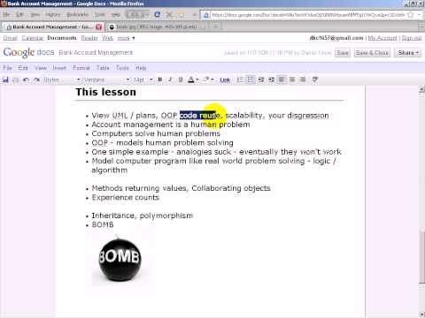 Java w/ Eclipse 36 - Bank Program Part 22