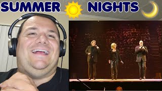 John Farnham, Anthony Warlow &amp; Olivia Newton-John - Summer Nights Medley | First Viewing Viewing