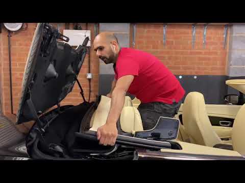 Bentley Continental GTC (3W) - How To Manually Close Convertible Roof
