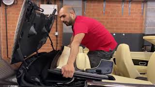 Bentley Continental GTC (3W) - How To Manually Close Convertible Roof
