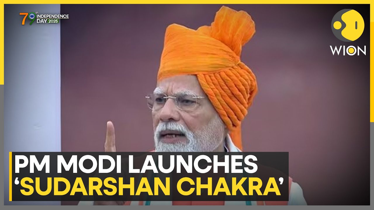 PM Modi Unveils ‘Sudarshan Chakra’ Project to Strengthen India’s Defence Shield | WION