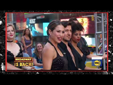 Bianca Marroquín es Velma Kelly -All That Jazz- en Times Square