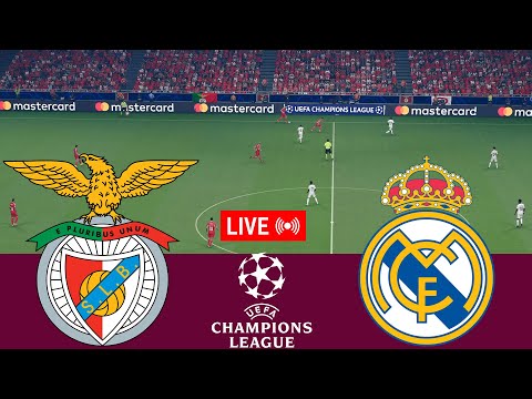 [LIVE] Benfica vs Real Madrid. UEFA Champions League 25/26 Full Match - VideoGame Simulation