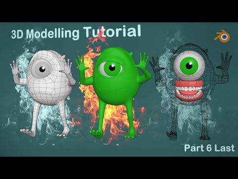 Blender Tutorial - Monster Character Modelling for Animation - Part 6