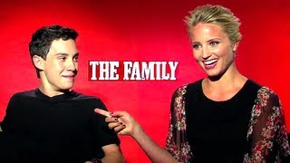 The Family - Dianna Agron & John D'Leo Interview (HD) JoBlo.com video