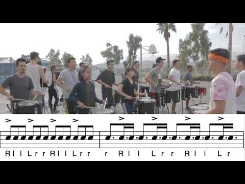 Broken City 2018 - "DDL2" Transcription - Snares, Tenors, and Bass