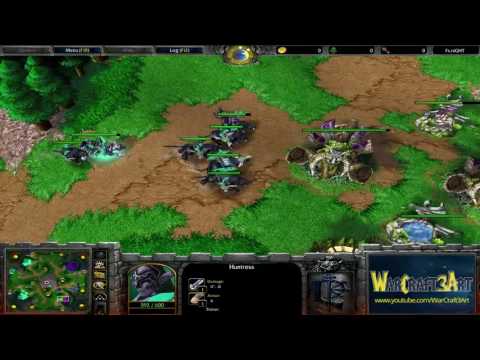 LeeYongDae(NE) CorNoX(NE) vs Edoboi(UD) Crabman007(NE) - WarCraft 3 gameplay - RN2303