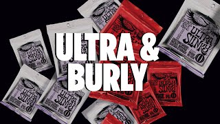Video thumbnail for NEW! Ernie Ball Ultra & Burly Slinkys by Ernie Ball
