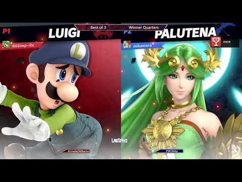 Lagspike 23 - Winners Quarters - Armada | Mikamo (Palutena) vs PSK | Riiky (Luigi)