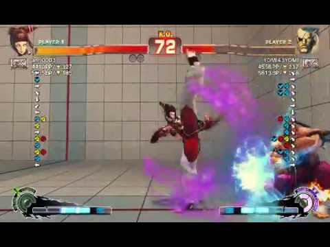 USF4：ジュリ vs サガット