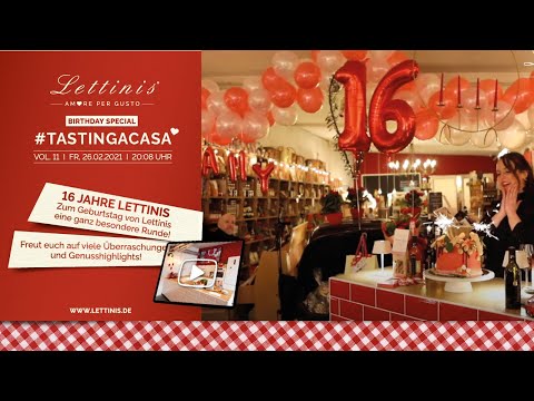 Lettinis #TastingaCasa Vol. 11 - Geburtstags-Special