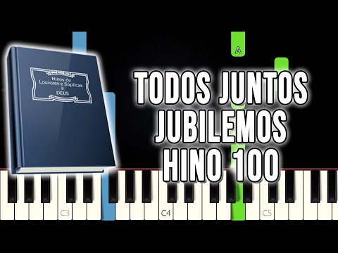Hino 100 CCB - Todos Juntos Jubilemos | VERSÃO FÁCIL | Piano e Teclado Tutorial