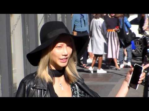 Top model Soo Joo Park @ Milan Fashion Week 24 september 2015 show Max Mara