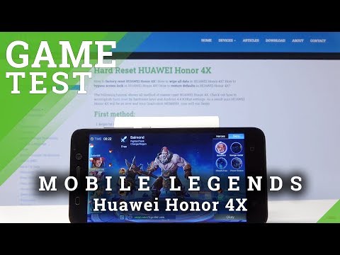 Mobile Legends GAME TEST on Huawei Honor 4X - Settings / FPS Checkup