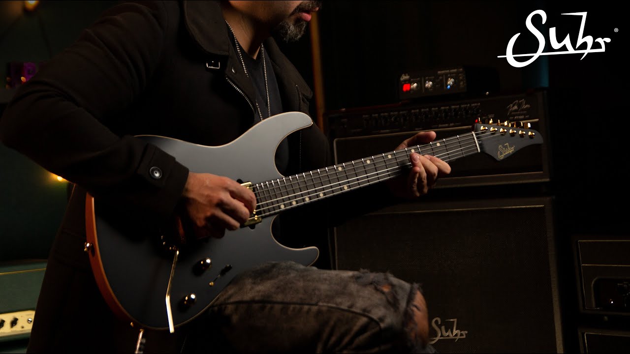 Suhr Andre Nieri Signature Modern w/Case  - Satin Black EB