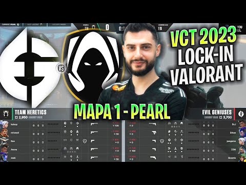 MIXWELL VUELVE A VCT CON HERETICS! TH vs EG MAPA 1 PEARL VCT LOCK IN LVP ESPAÑOL