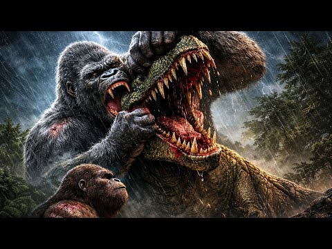 King Kong vs T-Rex Final Battle | Protecting The City | Epic Battle Cinematic War (P-4)