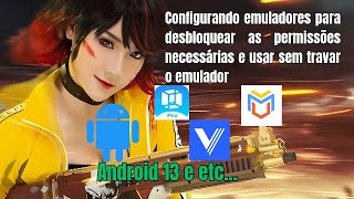Como desbloquear o virtual master para não travar e usar vários emuladores de Android