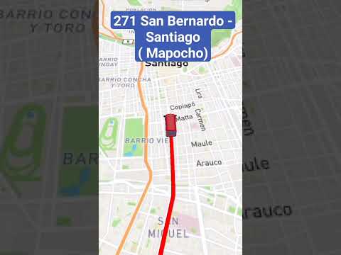 271 San Bernardo - Santiago (Mapocho) #redmovilidad #transantiago #metro