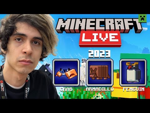 Pedrodbr - REACTING TO MINECRAFT LIVE 2023 - LIVE