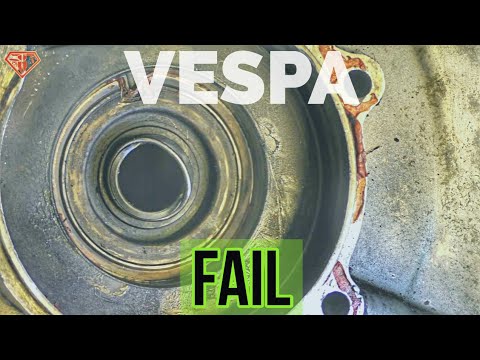classic VESPA SPRINT engine SEAL FAIL & how2 avoid it 😉