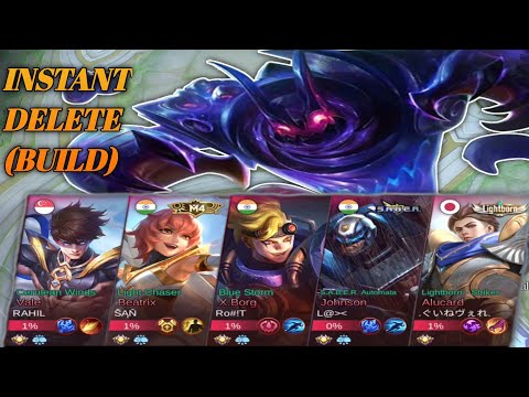 VALE,X-BORG,ALUCARD,JOHNSON & BEATRIX VS GLOO TEAM GLOO INSTANT DELETE GAMEPLAY GLOO BEST BUILD!!