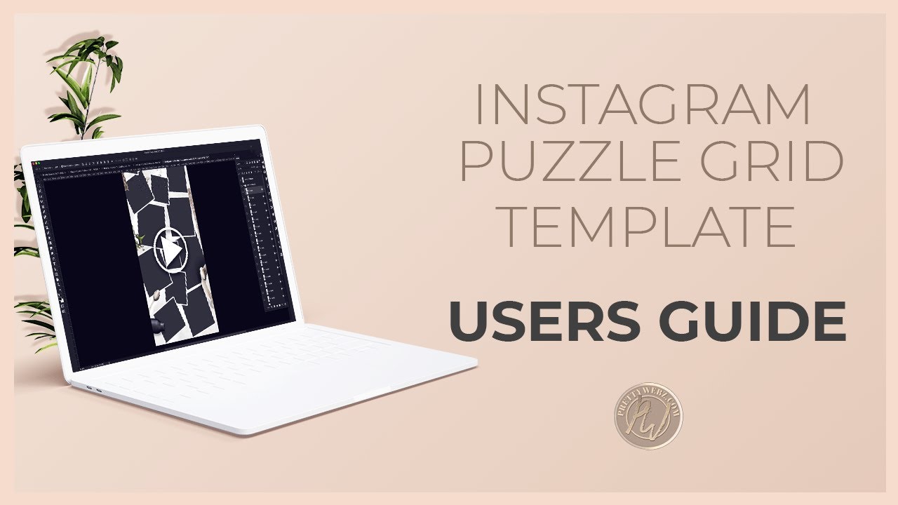 Instagram Grid Puzzle Template [[[USERS GUIDE]]]