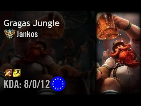 Gragas Jungle vs Udyr - Jankos - EUW Challenger Path 6.3