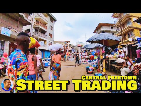 STREET TRADING (What👀) - CENTRAL FREETOWN 🇸🇱 VLog 2022 - Explore With Triple-A