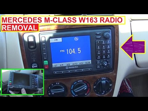 Radio Removal and Replacement on Mercedes w163 ML320 ML430 ML230 ML270 ML350 ML400 ML500