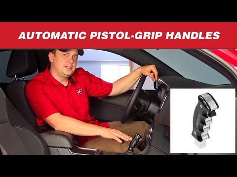 Hurst Billet/Plus Pistol-Grip Automatic Shift Handles for Challenger, Charger, Mustang and Camaro