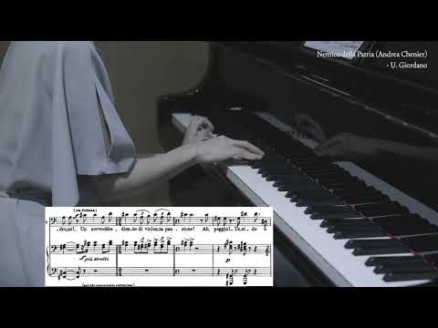 Nemico della Patria "Andrea Chenier" - U. Giordano / piano accompaniment / Bariton / karaoke / 반주
