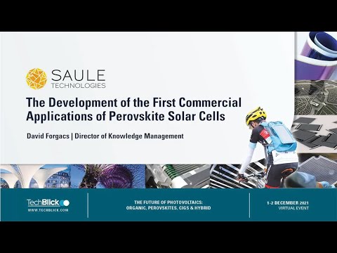 Saule Technologies | The development of the first commercial applications of perovskite solar cells