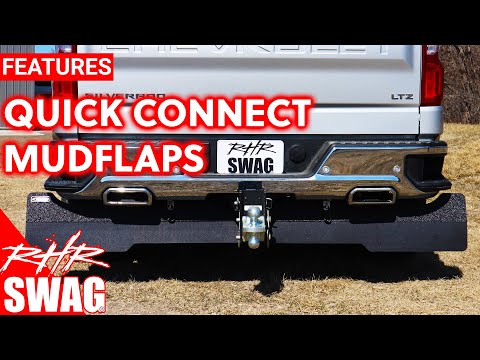 Rockstar Full Width Bumper Mount Tow Mud Flaps Features