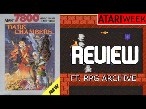 Dark Chambers (Atari 7800) Review By @RPGArchive1 [Atari Week 2023]