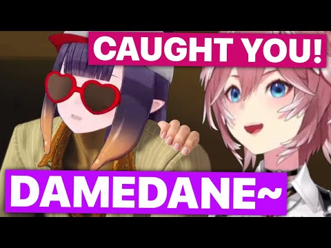 Ina Sings "Damedane" While Chased By Lui (Ninomae Inanis & Takane Lui / Hololive) [Eng Subs]