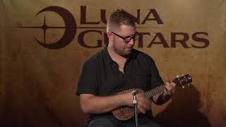 Video thumbnail for Uke Tribal Mahogany Pineapple by Luna Ukes by Luna Guitars