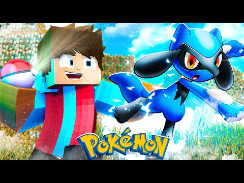 Minecraft: CAPTUREI UM RIOLU *SEMI LENDARIO* ! - POKEMON EVOLUTION #04 ‹ BRUNINHO ›