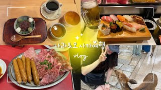 나라&오사카🇯🇵 먹방 여행🍻VLOG🦌 일본 현지인 맛집/ 사슴공원/ 우라난바 맛집