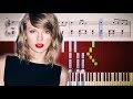 Taylor Swift - Wildest Dreams - Piano Tutorial