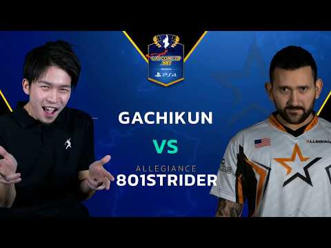 SFV: Gachikun vs. Allegiance | 801 Strider - Capcom Cup 2017 - CPT2017