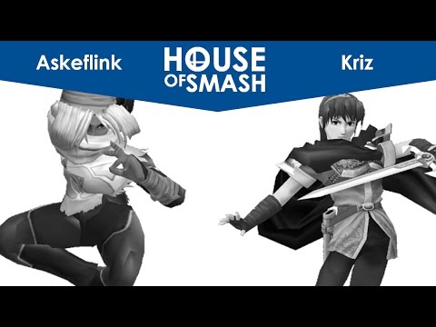 House of Smash 43 - Askeflink vs Kriz - Top 8 Winners Semis - Melee Singles