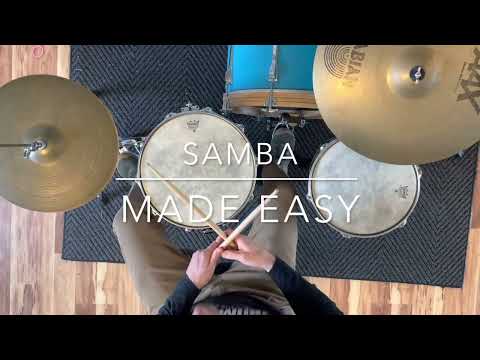How to Play An Easy Samba on Drum Set