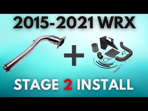 2015-2021 Subaru WRX Stage 2 INSTALL [BEFORE AND AFTER]