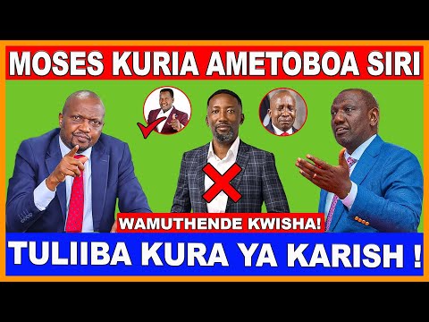 SIRI KUBWA💥MOSES KURIA EXPOSE HOW THEY STOLE VOTES IN MBEERE NORTH BY-ELECTIONS!