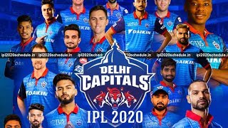 DD squad 2020(Delhi capitals squad 2020)Delhi capitals full team 2020 Delhi capitals full squad 2020