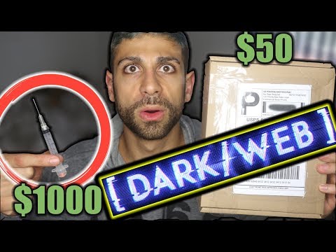 I got a NEEDLE in my DARK WEB MYSTERY BOX | $1000 DARK WEB MYSTERY BOX VS $50 BOX!
